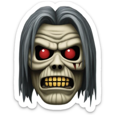 Eddie The Head Iron Maiden sticker