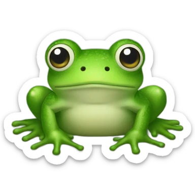 Doudou frog sticker