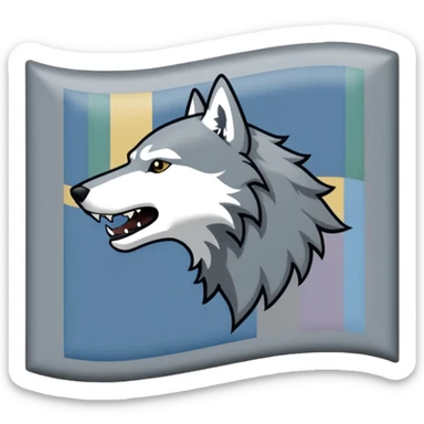 Stark family flag sticker