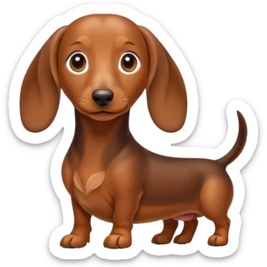 Perro salchicha sticker