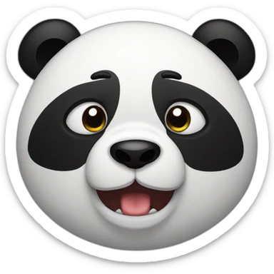 Panda cryin sticker