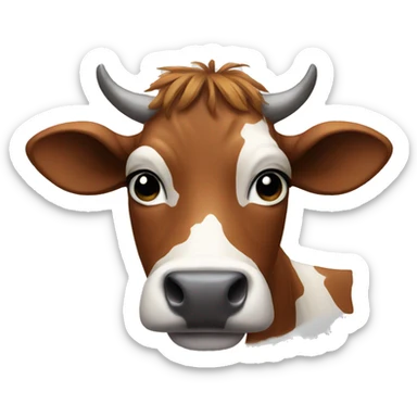 cow stolen sticker