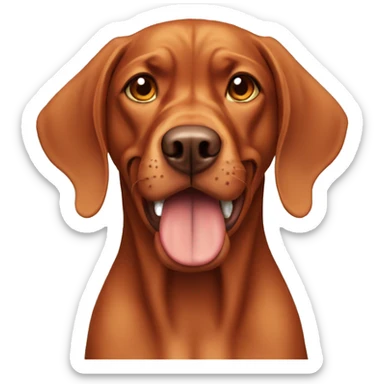 Vizsla angry sticker