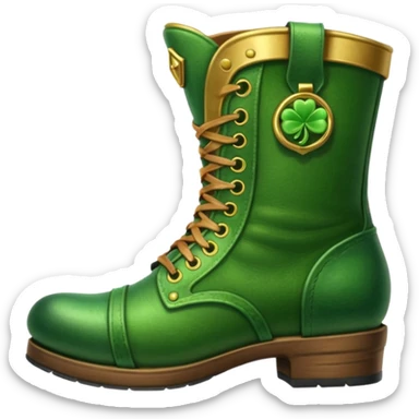 leprechaun boot sticker