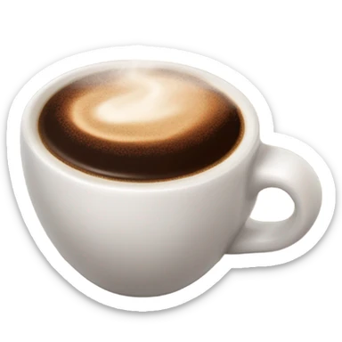 Coffee sticker