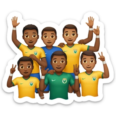 Desbravadores com lenço a Marcelo no pescoço  sticker