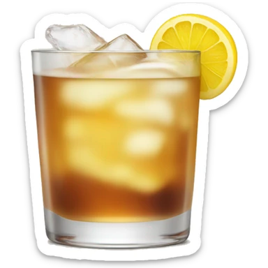 Whiskey Sour cocktail sticker