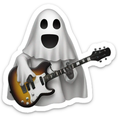 Ghost band sticker