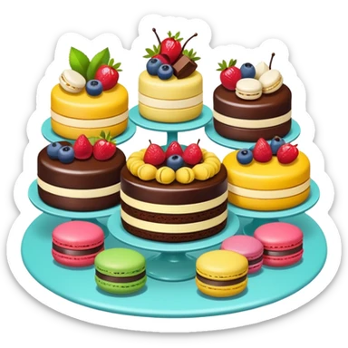 buffet dessert sticker