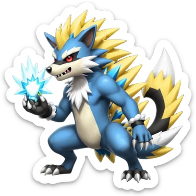 Zeraora-Obstagoon-fusion sticker