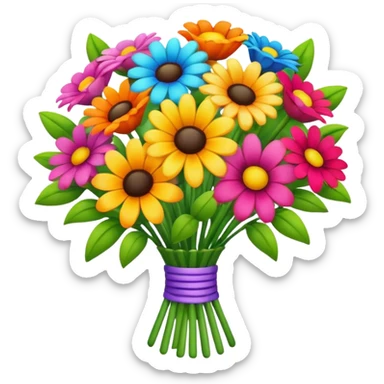 Blooming bouquet  sticker