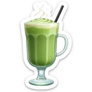 Ice matcha late sticker