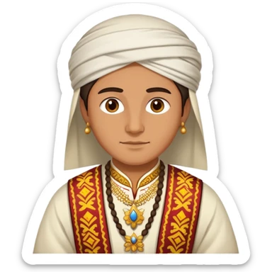 Moldavian figure sticker