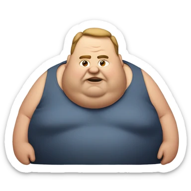 fat man sticker