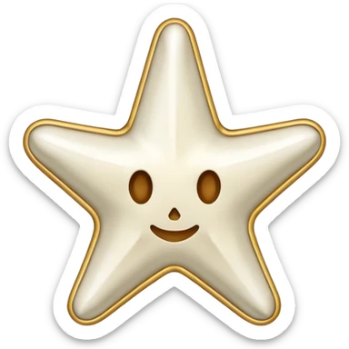 starshape made of bone. no face . no outer ridge. no eyes. no. nose. no mouth. just a star stop rendering a face on it/ plane white star sticker