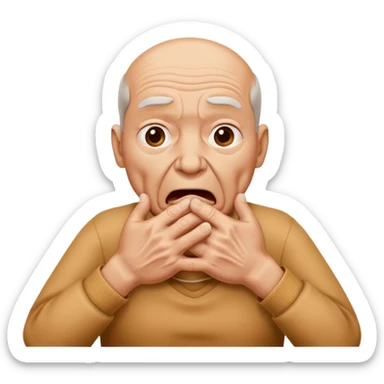 two hands stand alone making a choking gesture sticker