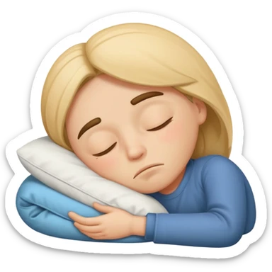 Sleepy Character zzz sticker