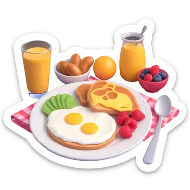 breakfast sticker