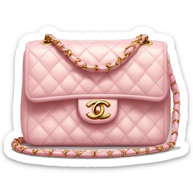 Light pink Chanel bag sticker