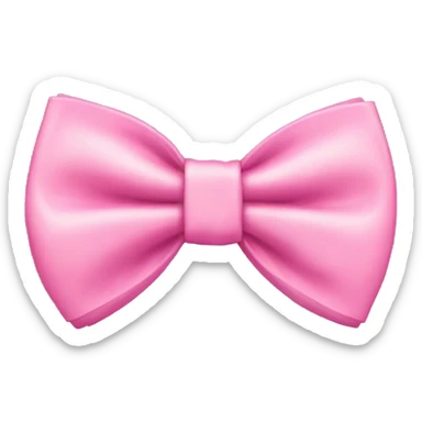 A pink coquette bow tie  sticker