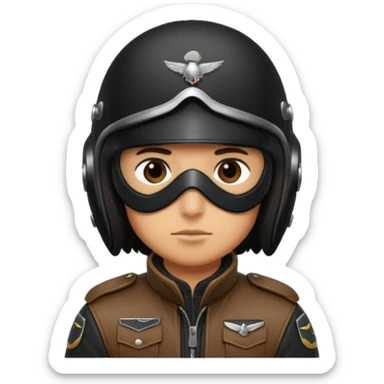Crow pilot sticker