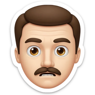 Create pls emoji that looks like austria dictator (hitler) it doesn’t have to be him but someone who looks alike , and combine it with emoji “mind blowing”, more look like hitler sticker