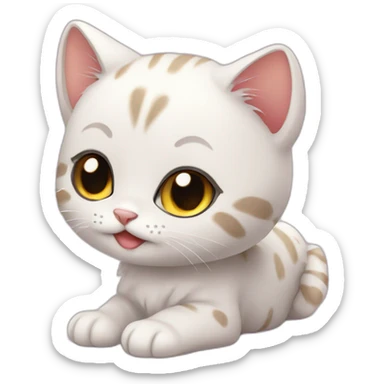 little baby cat cute sticker