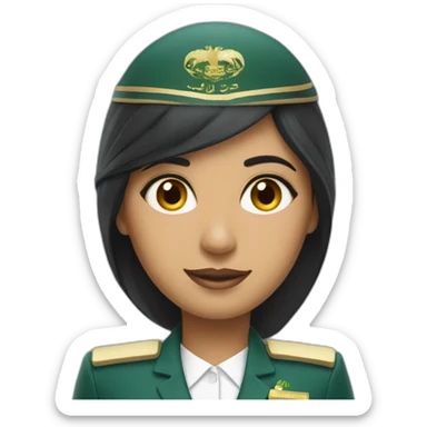 Saudia airline cabin crew  sticker
