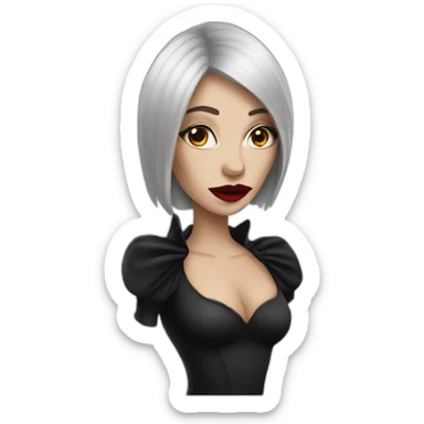 woman vamp sticker