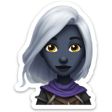 DND Drow Female sticker