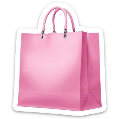 pink shopping bags Dior  sticker
