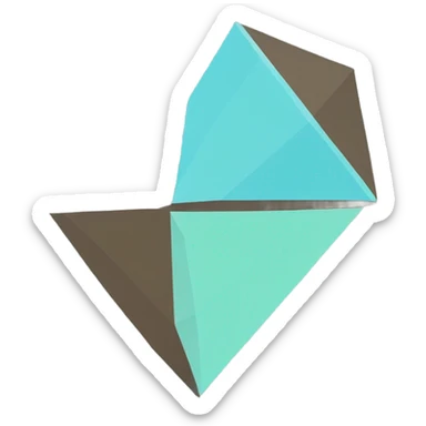 Trapezoid sticker