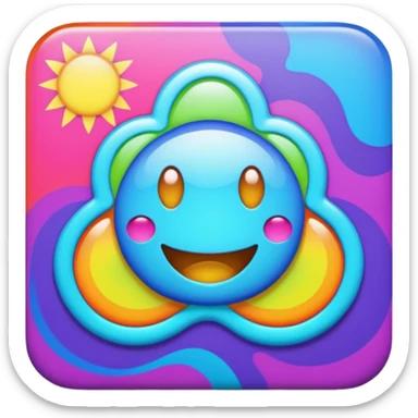 lsd acid square tab sticker