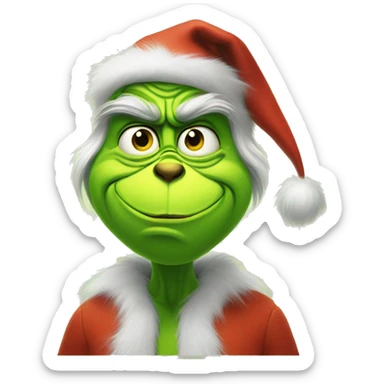 Grinch sticker