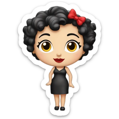 Betty boop sticker
