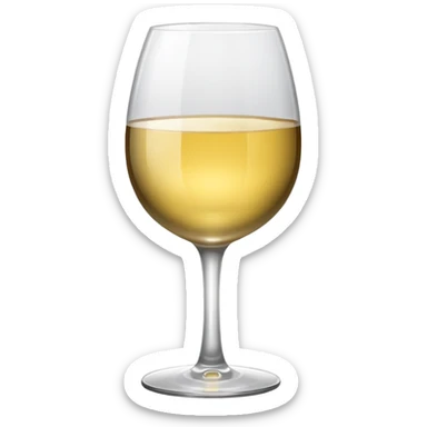 wine glass sticker
