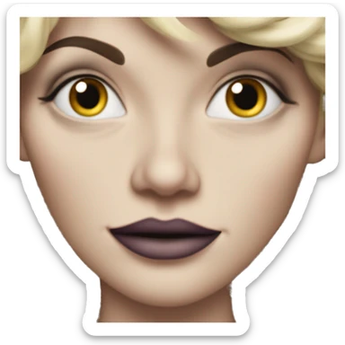 photorealistic Ursula von der Leyenl sticker