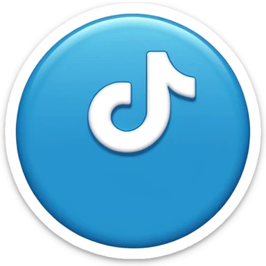 An emoji of the tiktok verified tick sticker