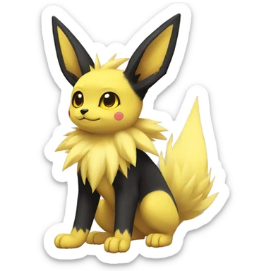 Umbreon-Jolteon full body sticker