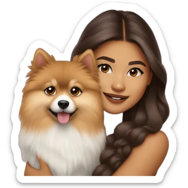 ZENDAYA WITH POMERANIA sticker