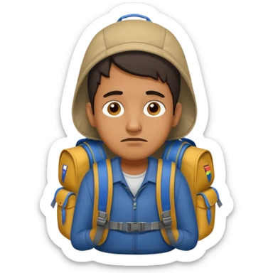 The Venezuelan migrant sticker