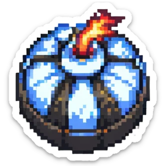 detailed high-res bomb power up item sticker