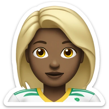 summer olympics girl football sticker