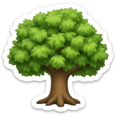 oak tree sticker