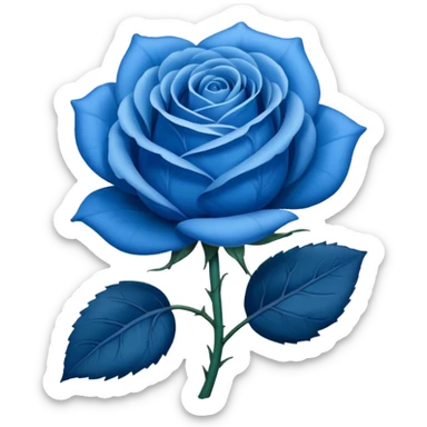 Rosa azul sticker