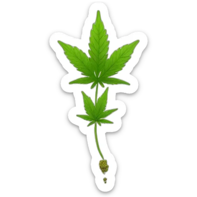 weed joint sticker