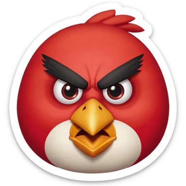 Make angry birds emoji sticker