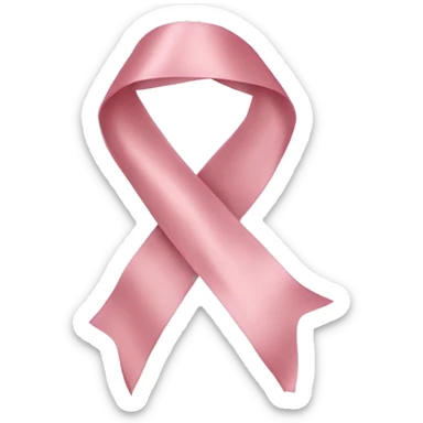 light pink silk ribbon sticker