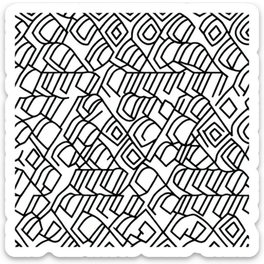 simple modern sparkle over a contemporary roll of fabric with geometric pattern, clean design, not decorative or holiday-themed sticker