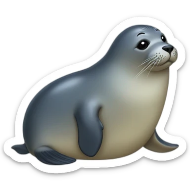 fat seal sticker